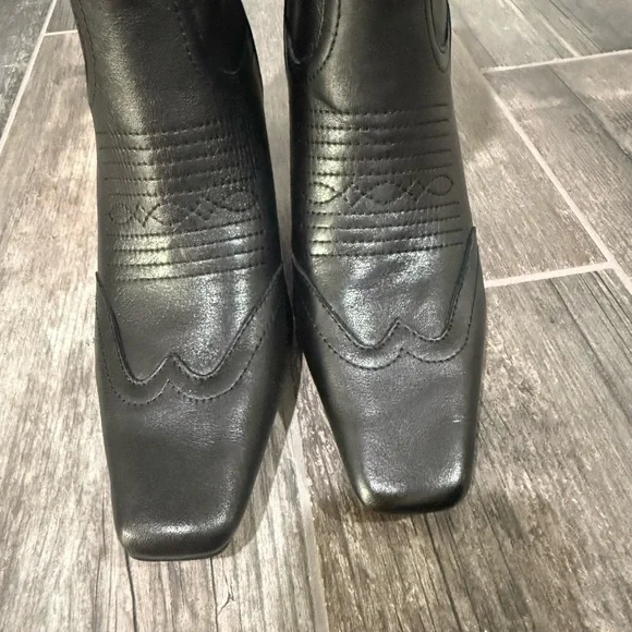 Steve Madden Josefine Black Boots Size 6 - Picture 6 of 9